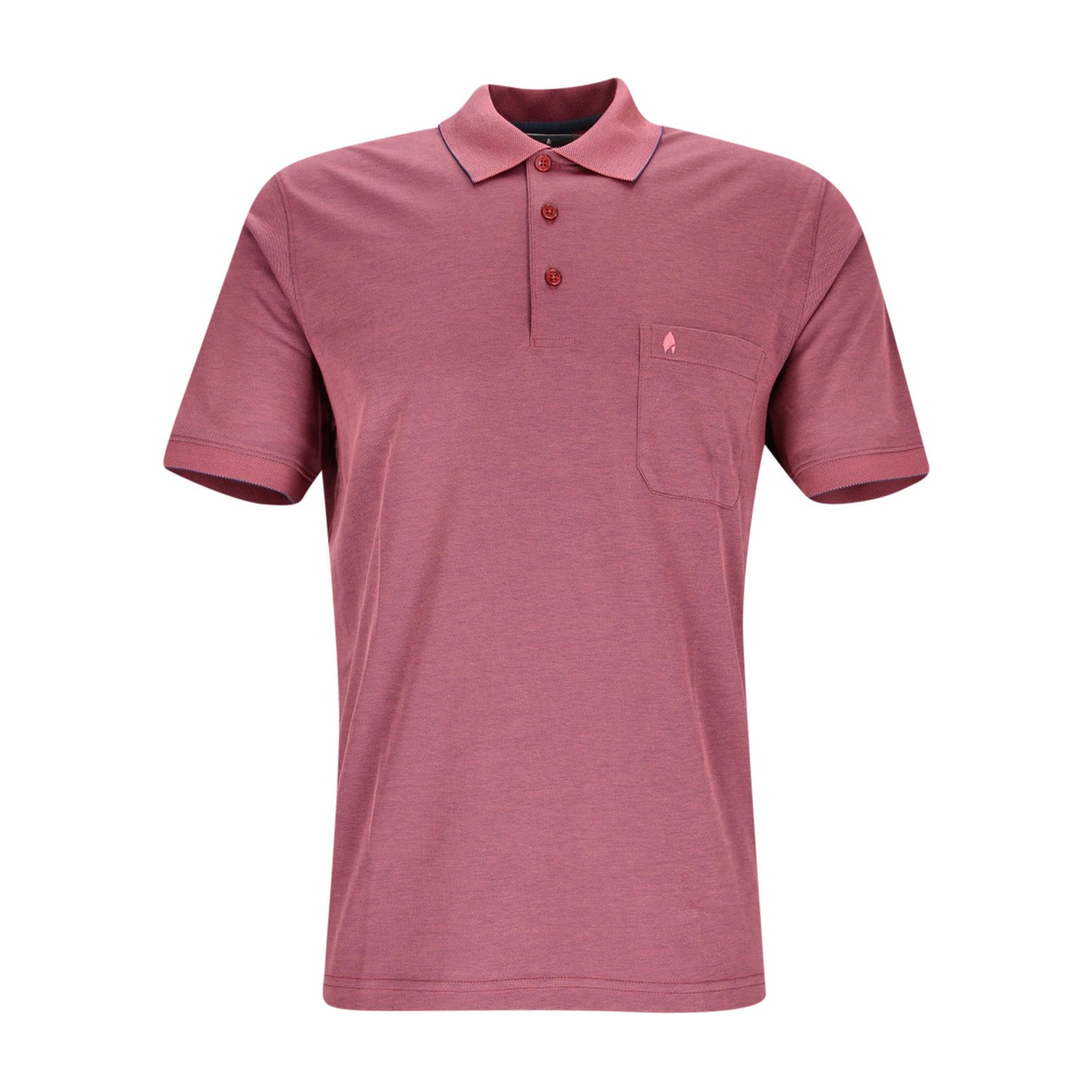 Ragman Herren Poloshirt in rot