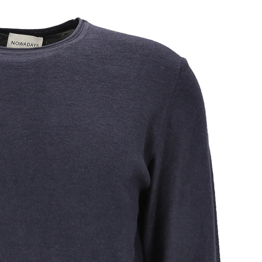 Nowadays Herren LongSleeve in dunkelblau