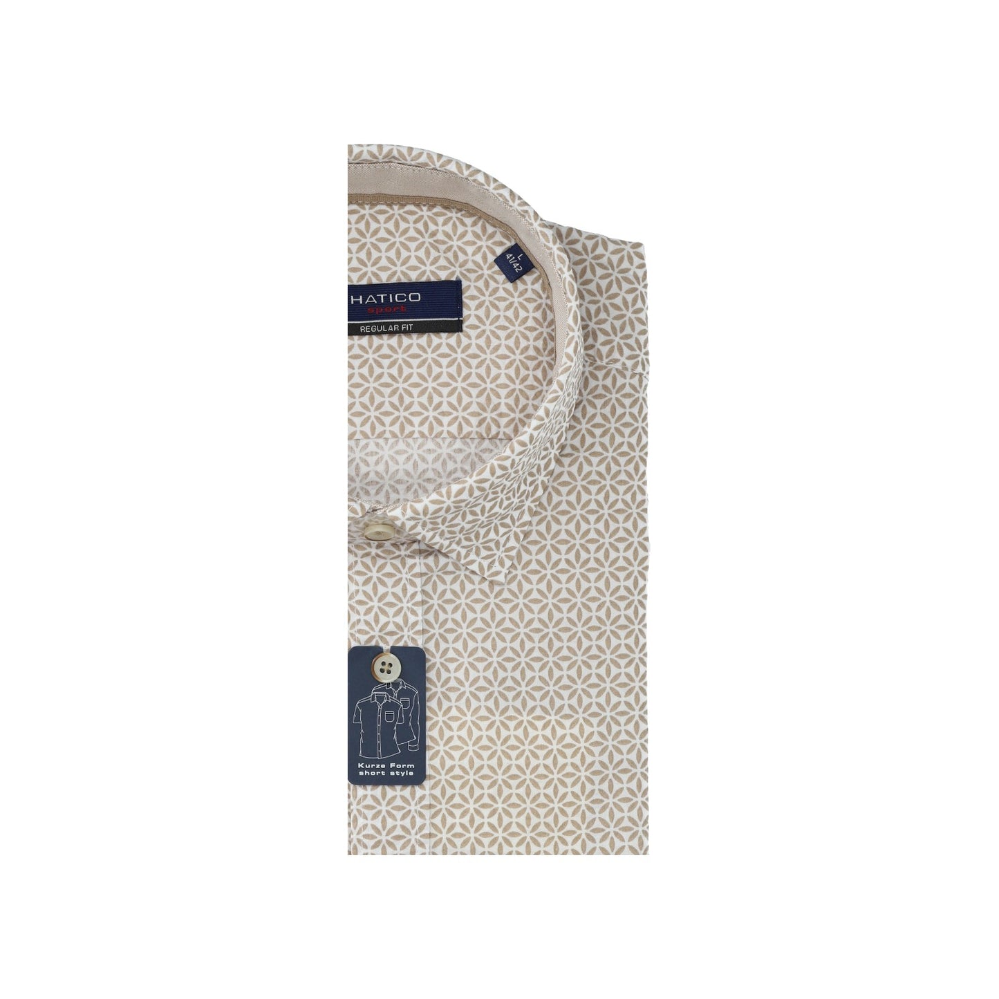 Hatico Herren Hemd in beige