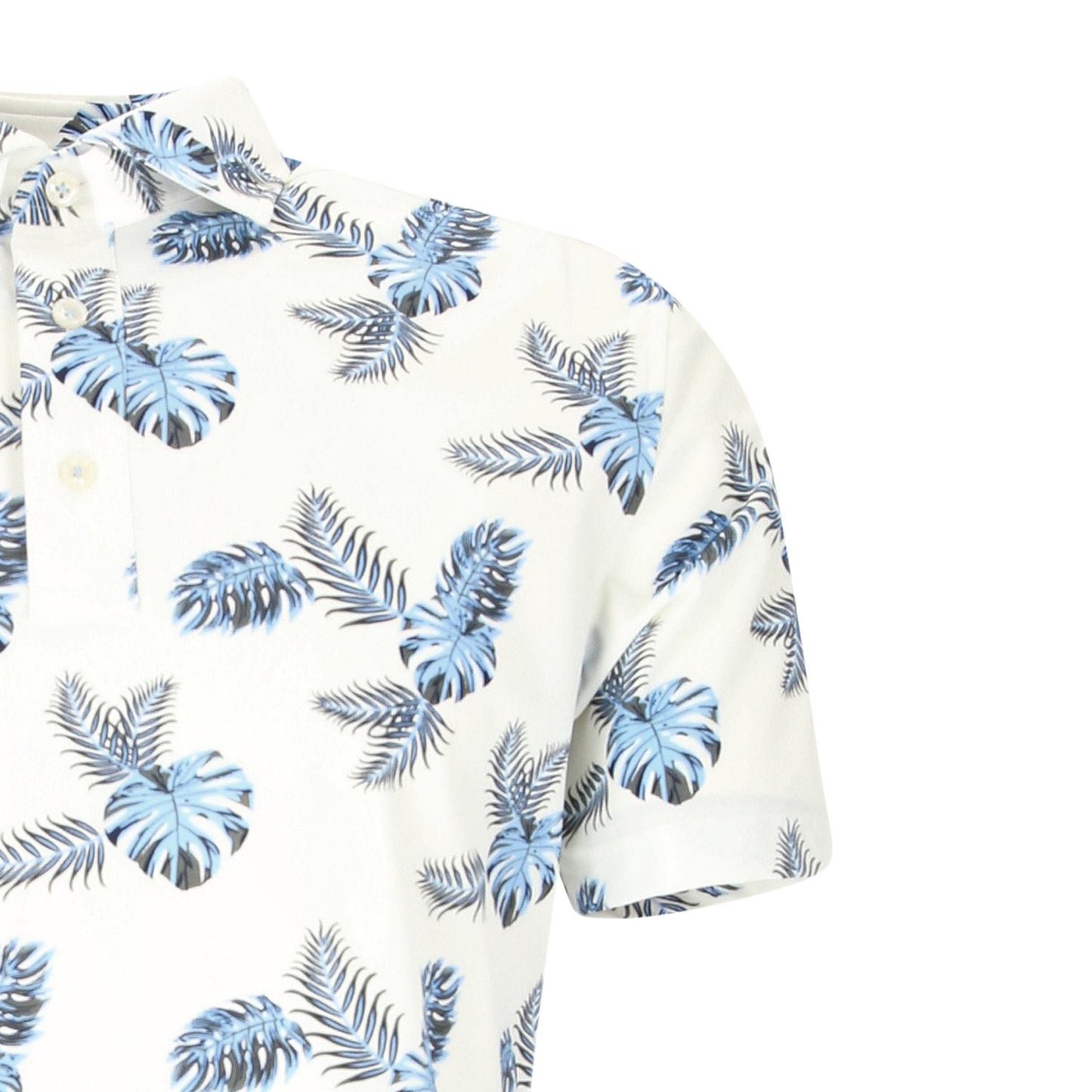 District indigo Herren Poloshirt in hellblau