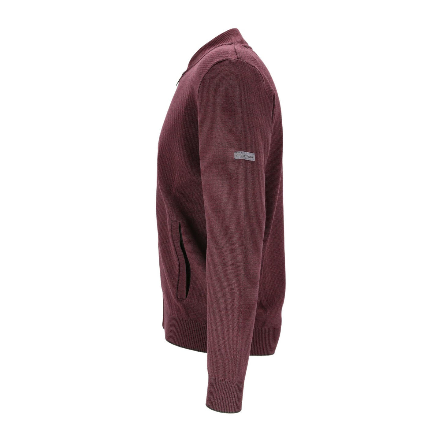 Mode Monte Carlo Herren Strickjacke in rot
