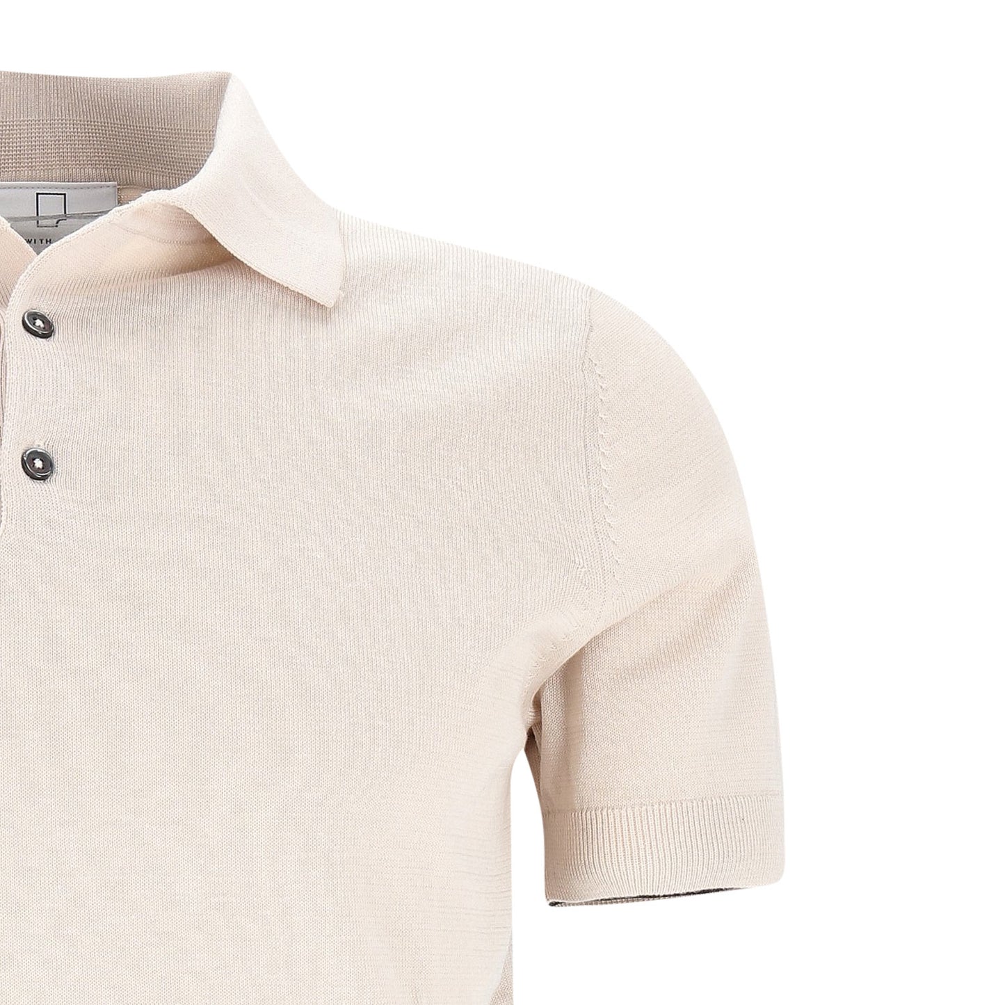 Born with Appetite Herren Poloshirt in beige