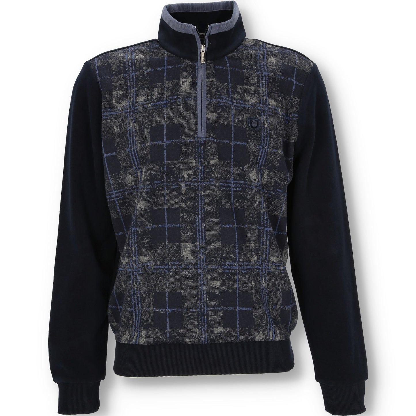 Mode Monte Carlo Herren Sweat-Shirt in blau