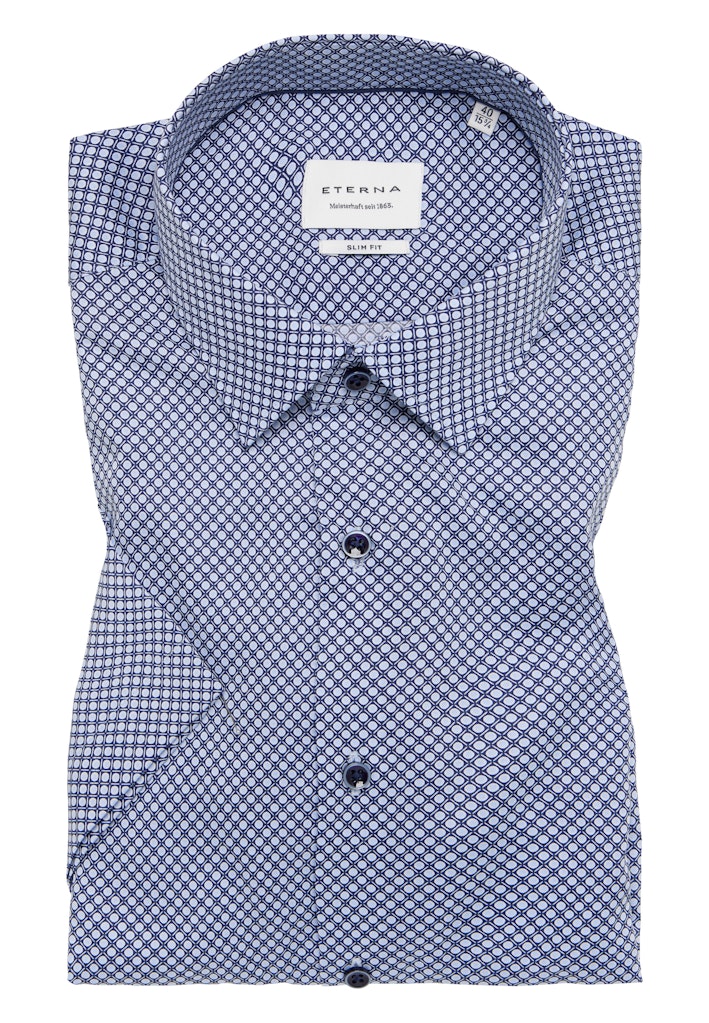 eterna Herren Hemd in blau