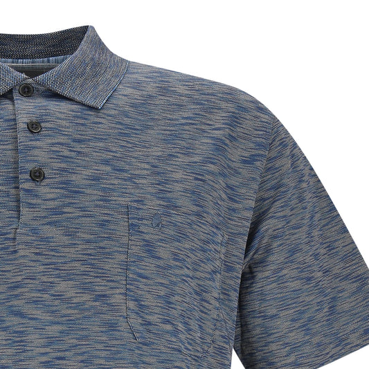 Ragman Herren Poloshirt in blau