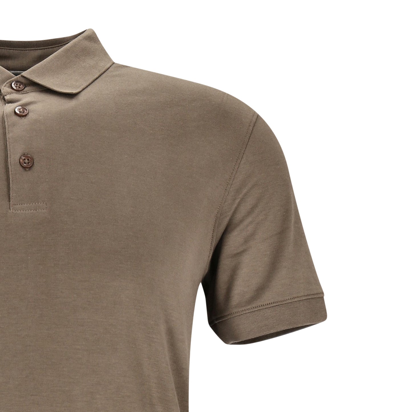 Ragman Herren Poloshirt in braun