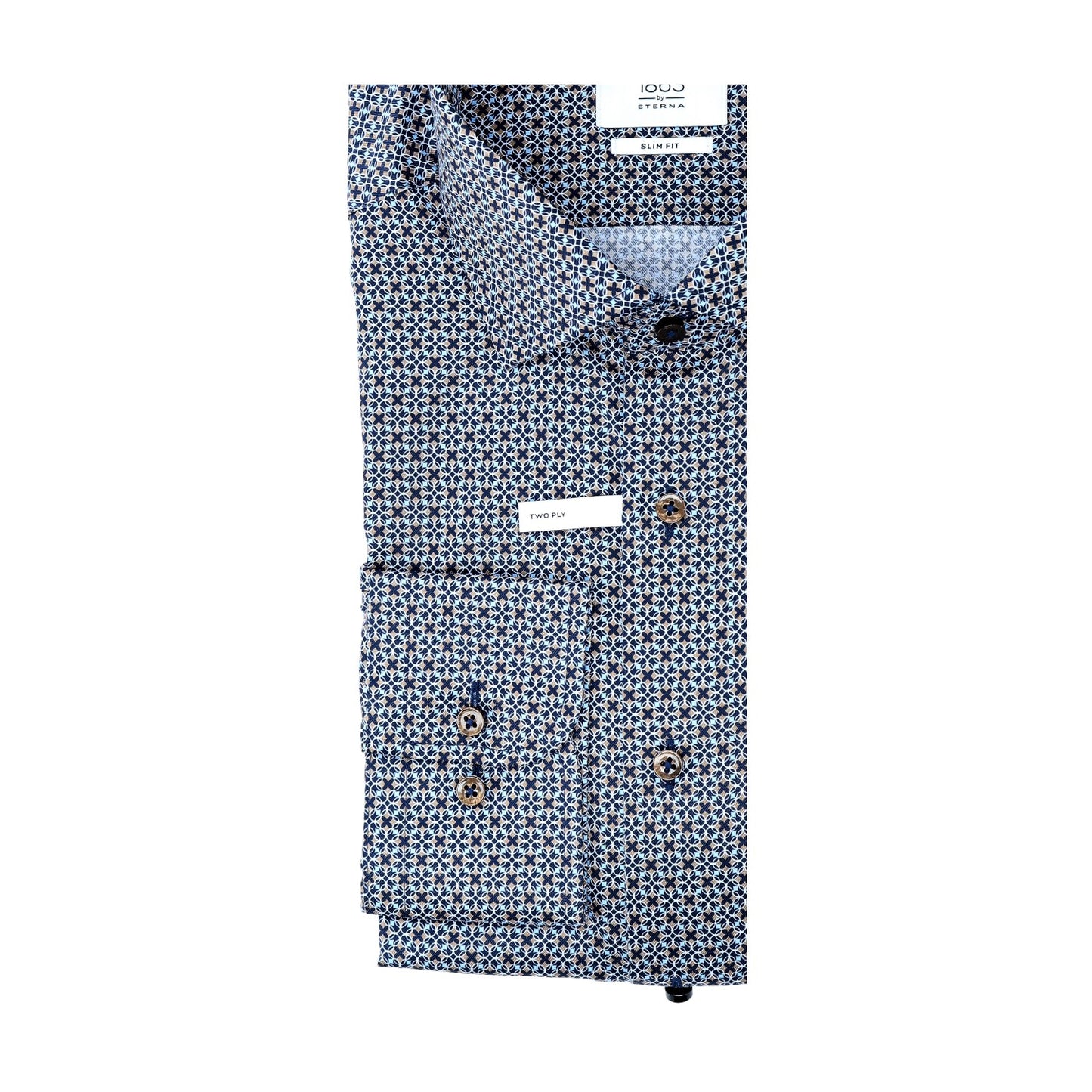 eterna Herren Hemd in blau