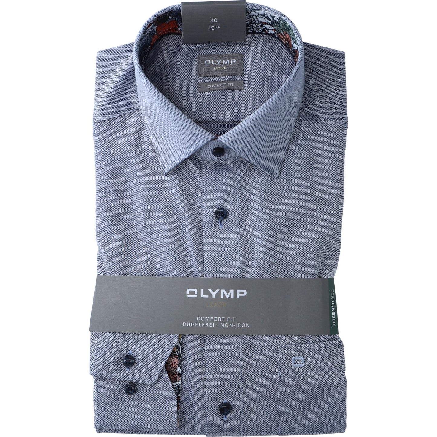 Olymp_CF Herren Hemd in blau