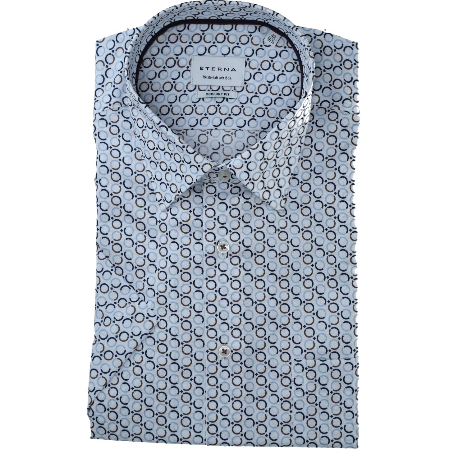 eterna Herren Hemd in blau
