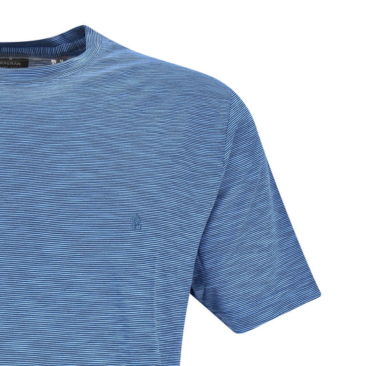 Ragman Herren T-Shirt in blau