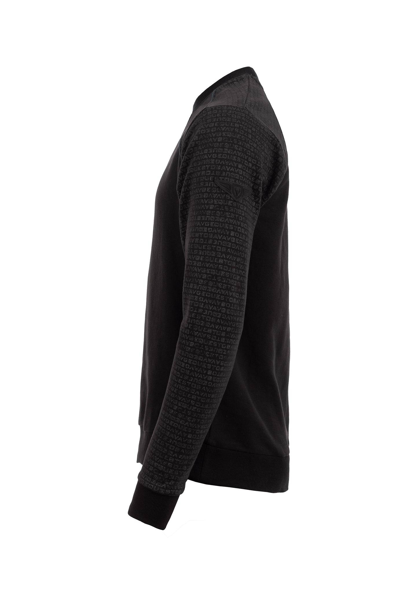 Questo Herren Sweatshirt in schwarz