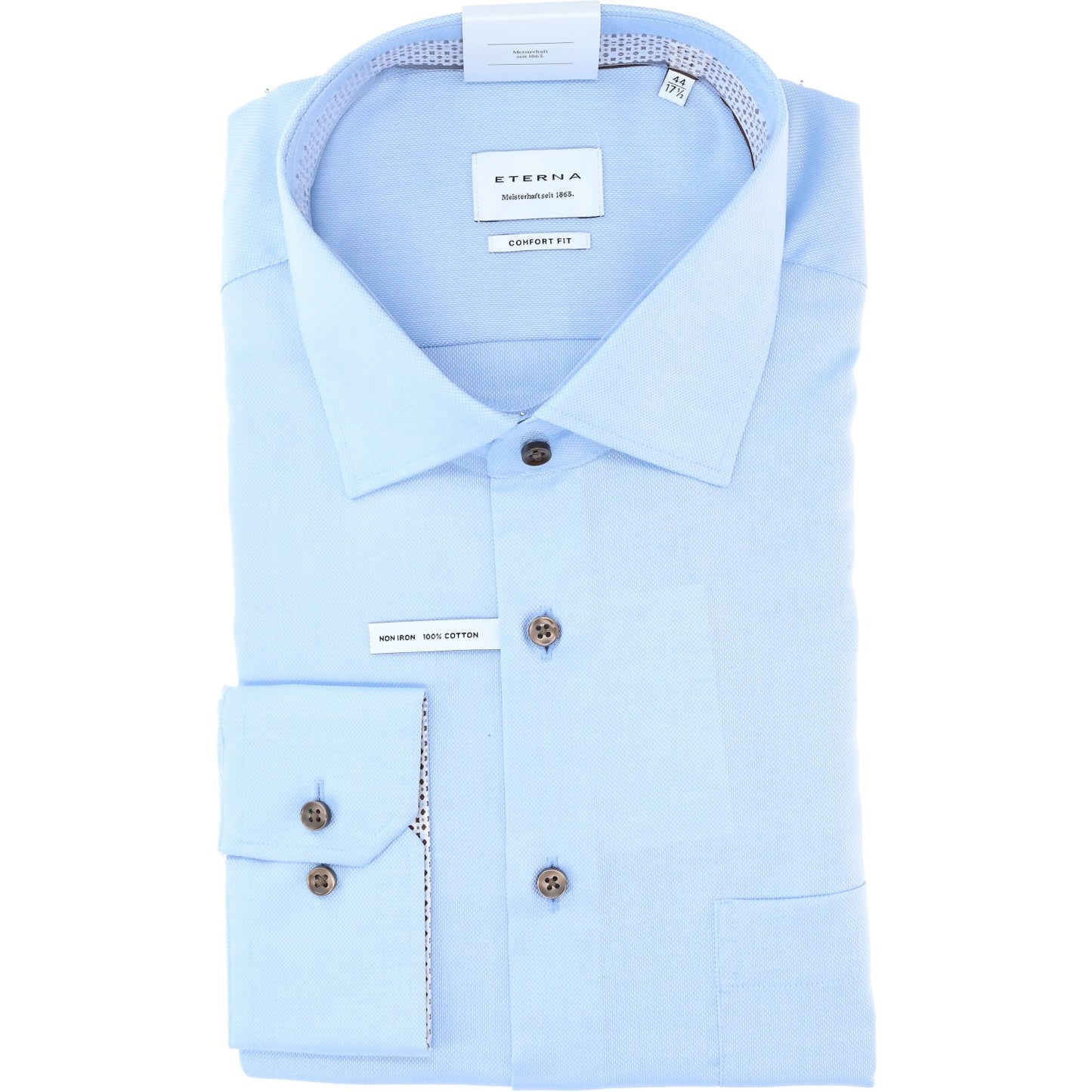 eterna Herren Hemd in blau
