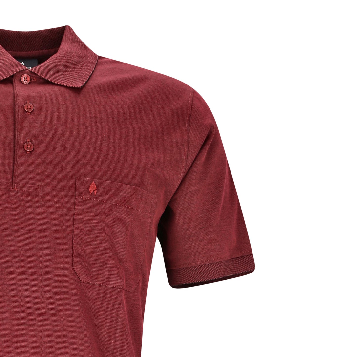 Ragman Herren Poloshirt in rot