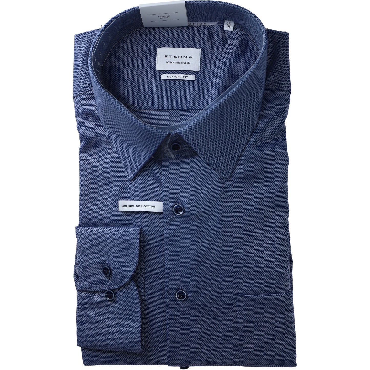 eterna Herren Hemd in blau