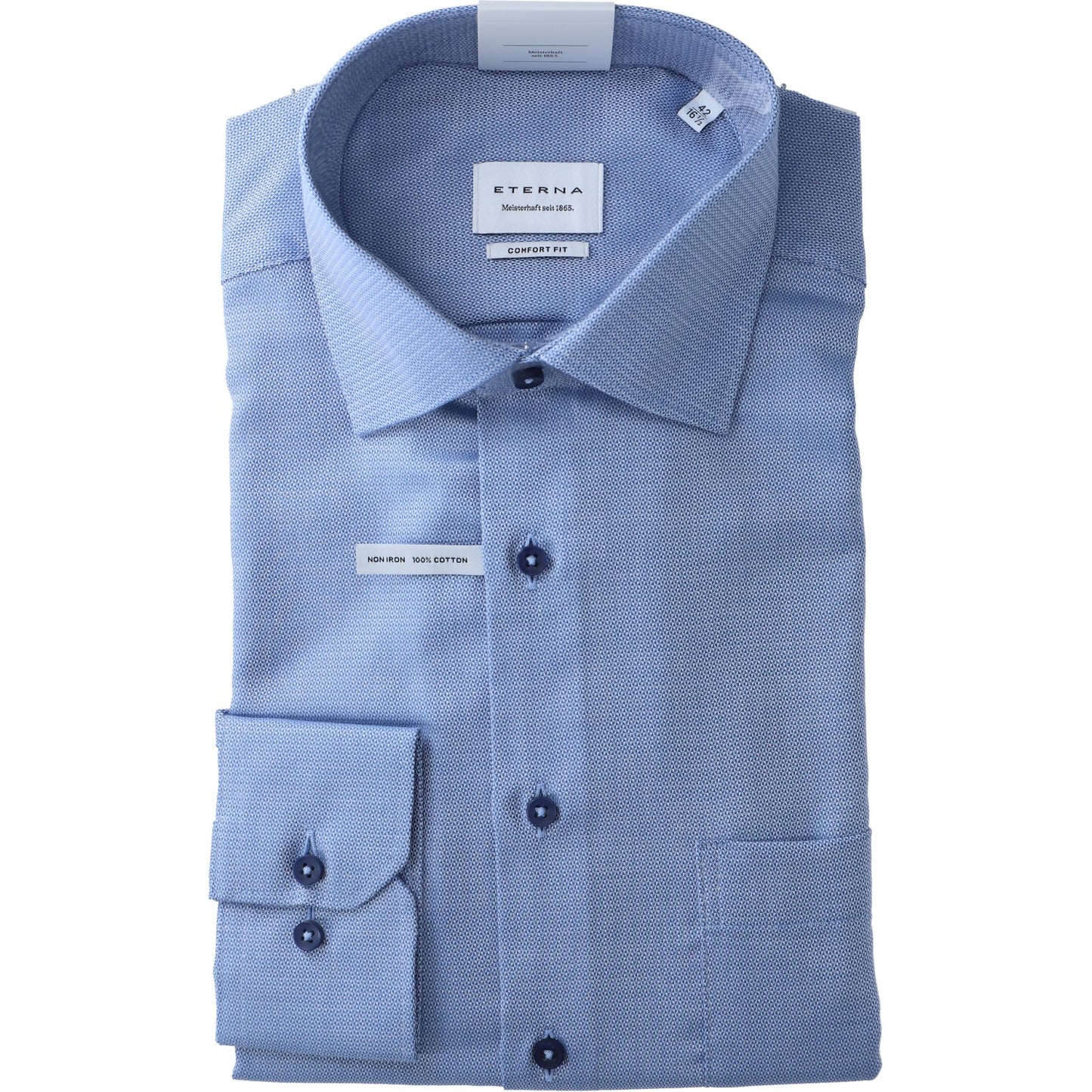 eterna Herren Hemd in blau