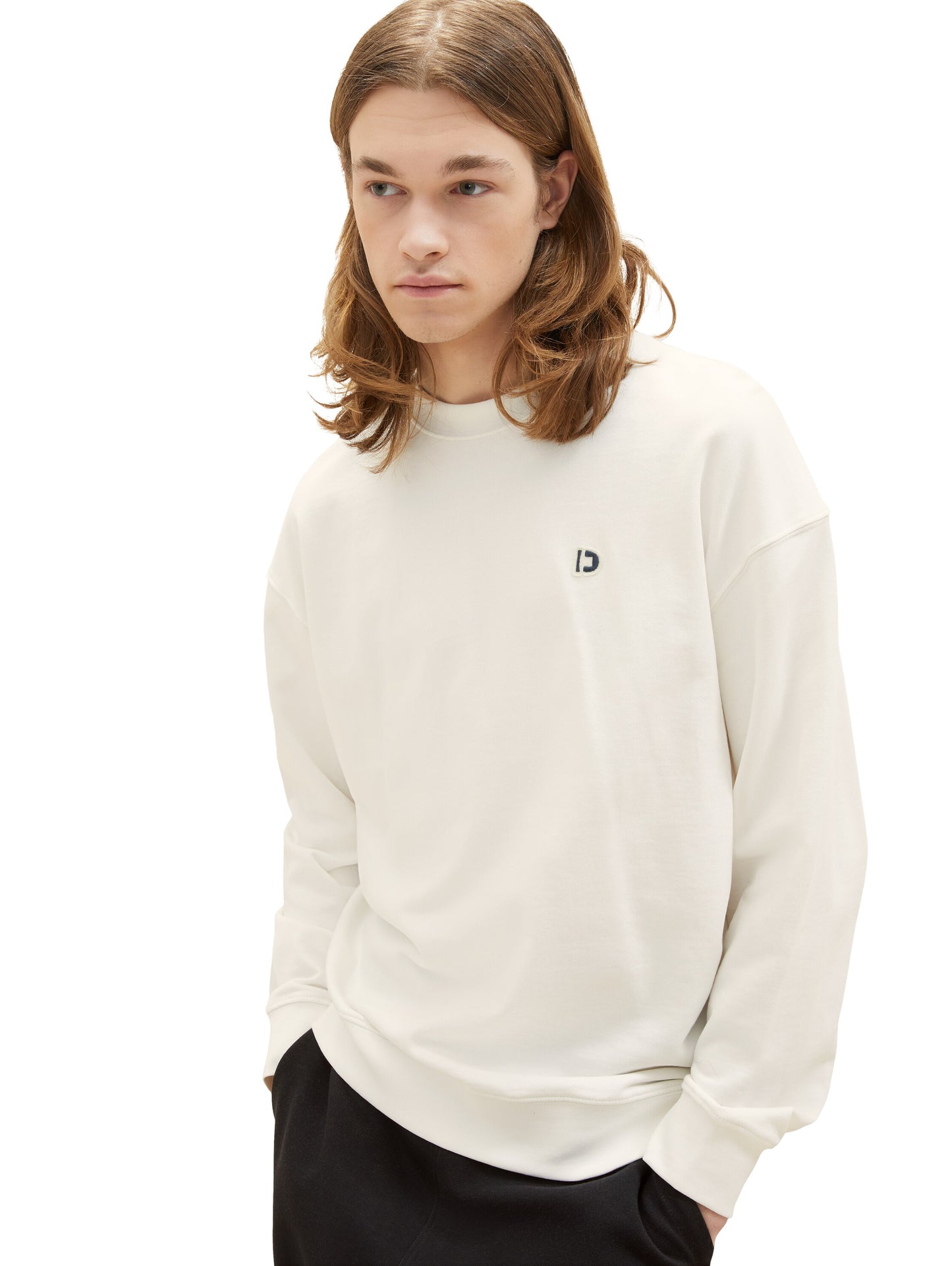 Tom Tailor Denim Herren Sweat-Shirt in weiß