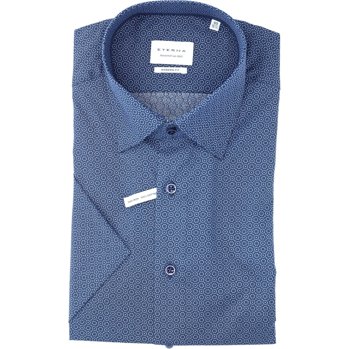 eterna Herren Hemd in blau
