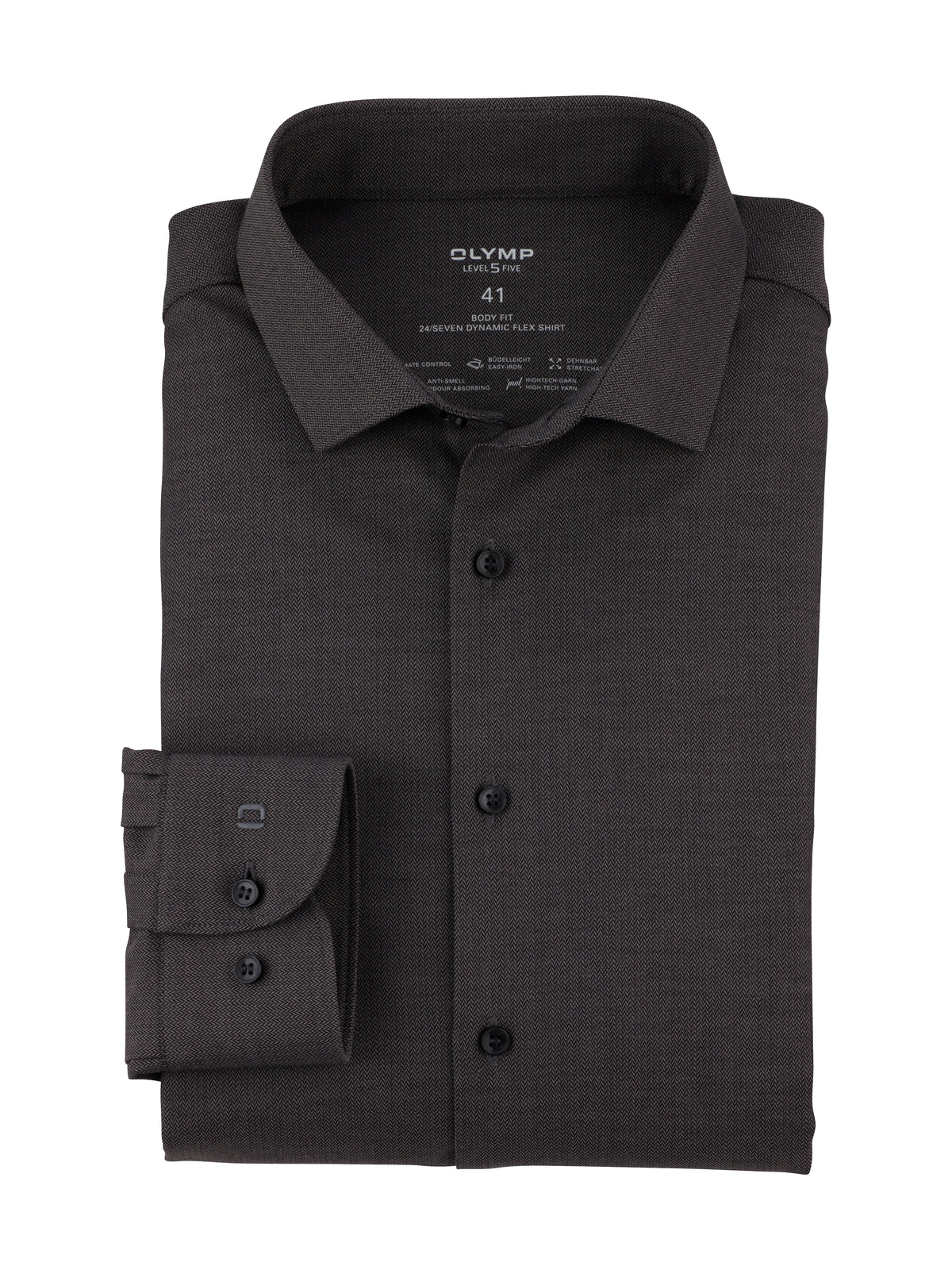 Olymp-Jersey_BF Herren in grau