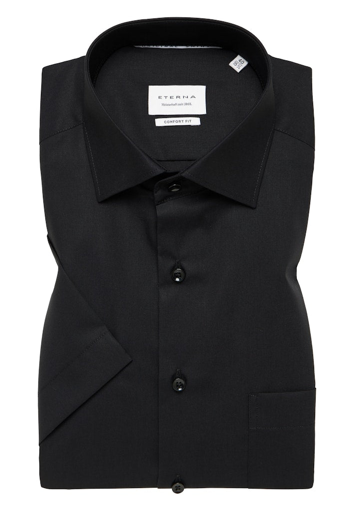 eterna Herren Hemd in schwarz