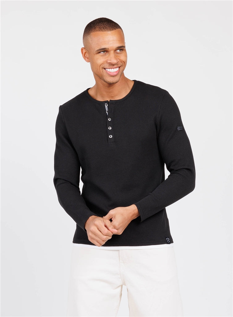 Key Largo Herren Sweat-Jacke in schwarz