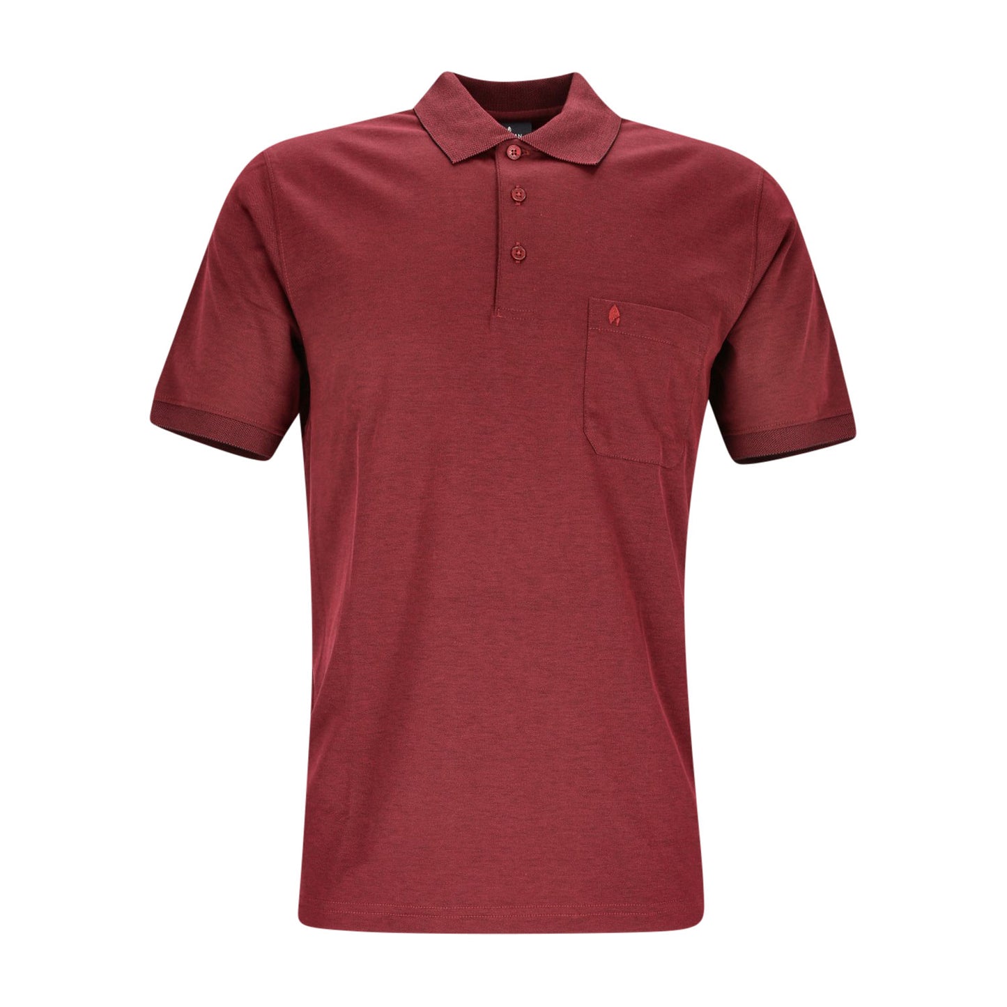 Ragman Herren Poloshirt in rot