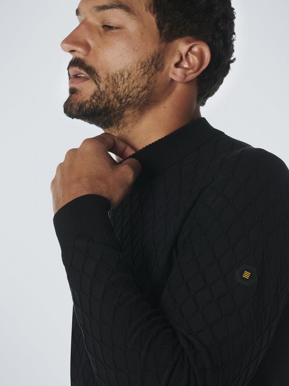 NoExcess Herren Pullover in schwarz
