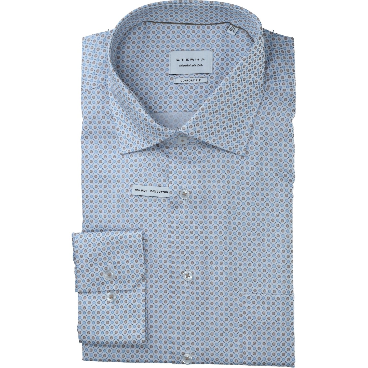 eterna Herren Hemd in blau