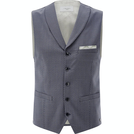 Carl Gross Herren Weste in blau