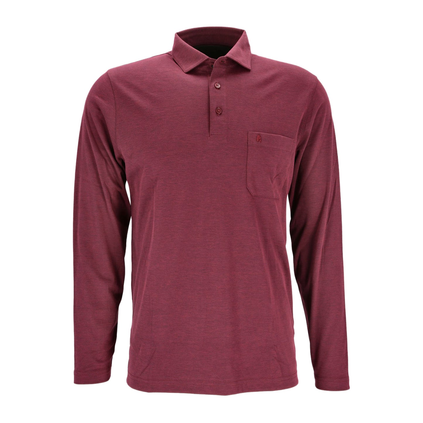 Ragman Herren Long Sleeve in rot