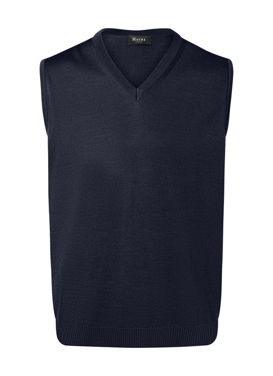 März Herren Pullunder in blau
