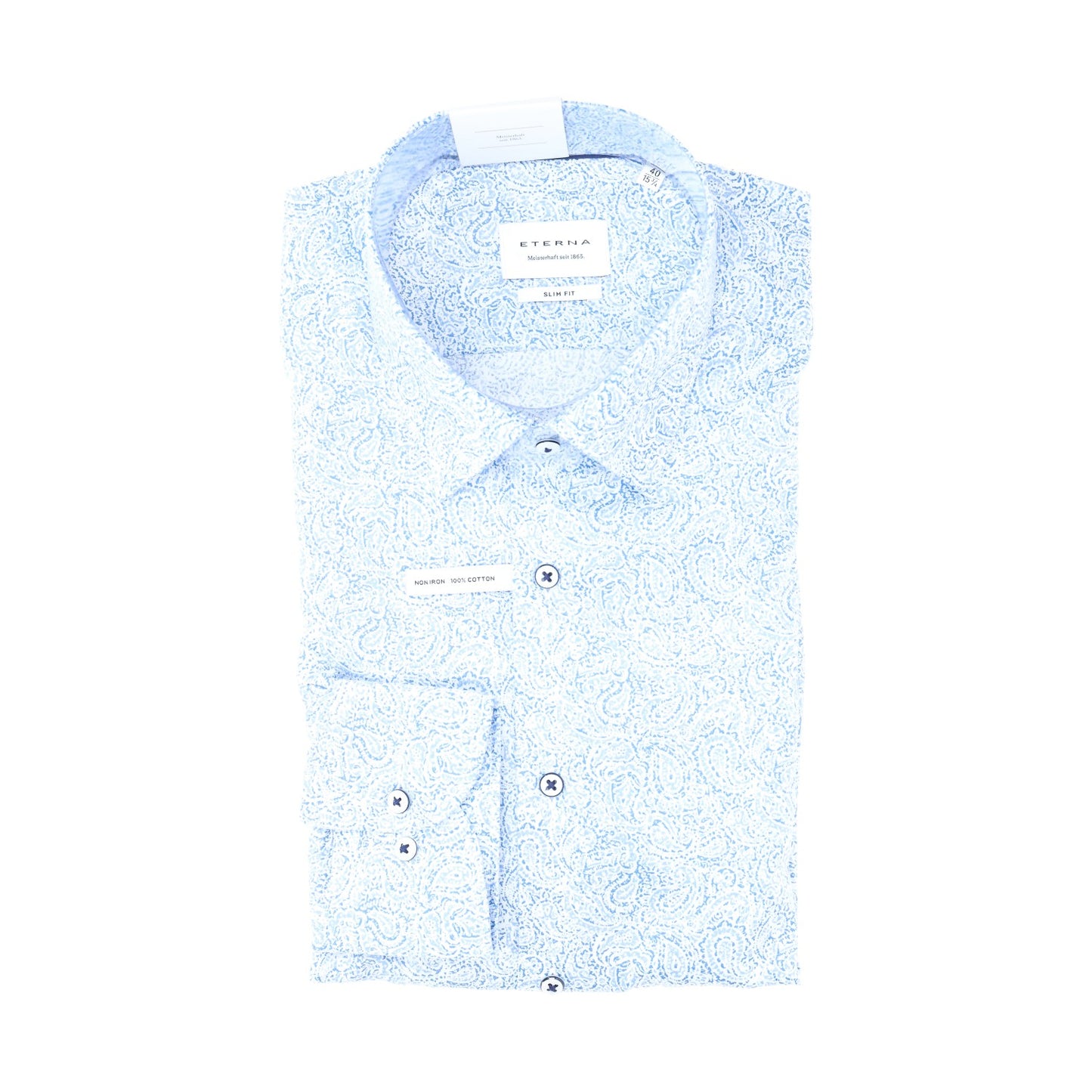 eterna Herren Hemd in blau