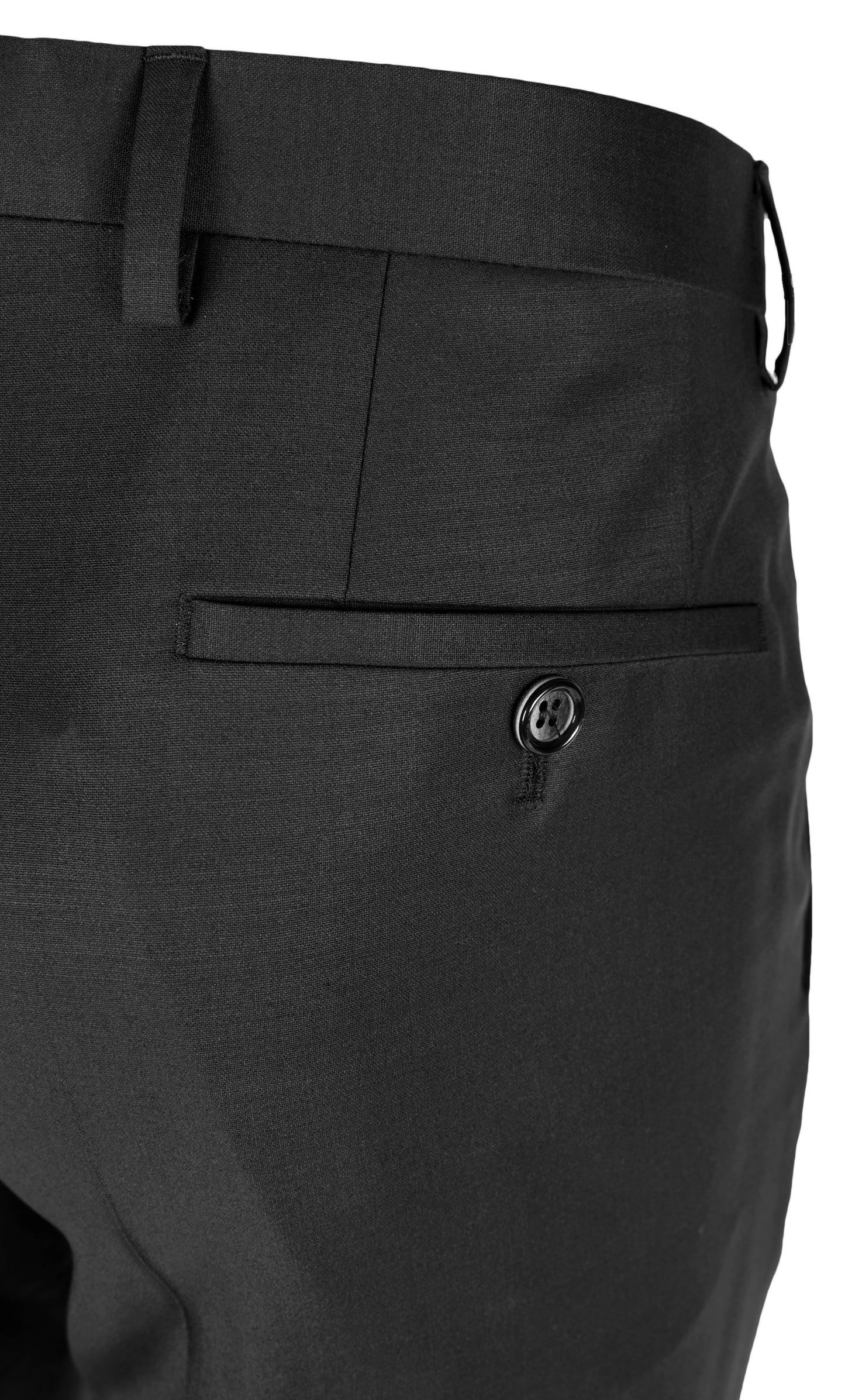 Roy Robson Herren Hose in schwarz
