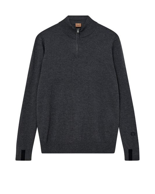 Mos Mosh Galery Herren Pullover in grau