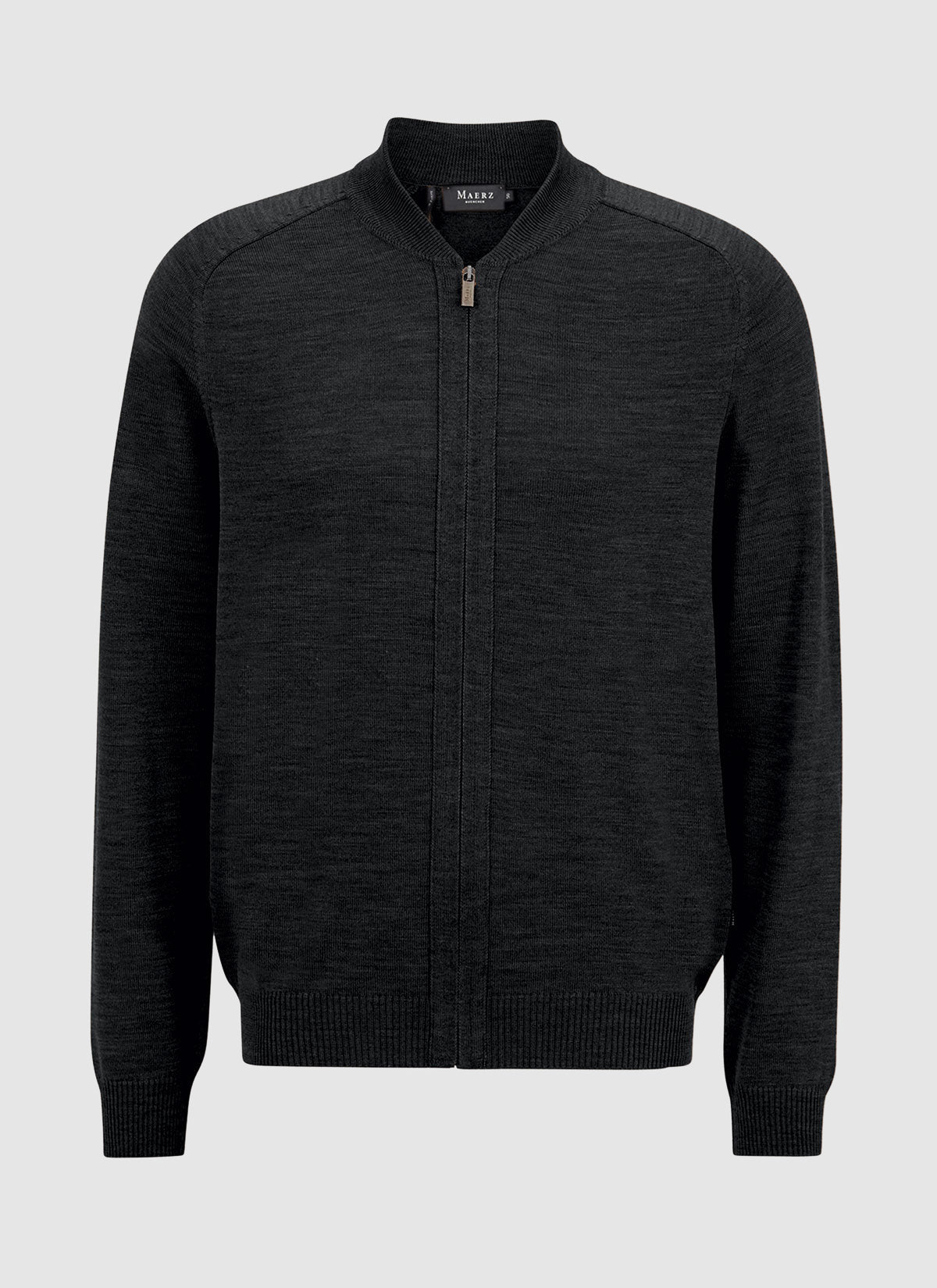 März Herren Strickjacke in schwarz