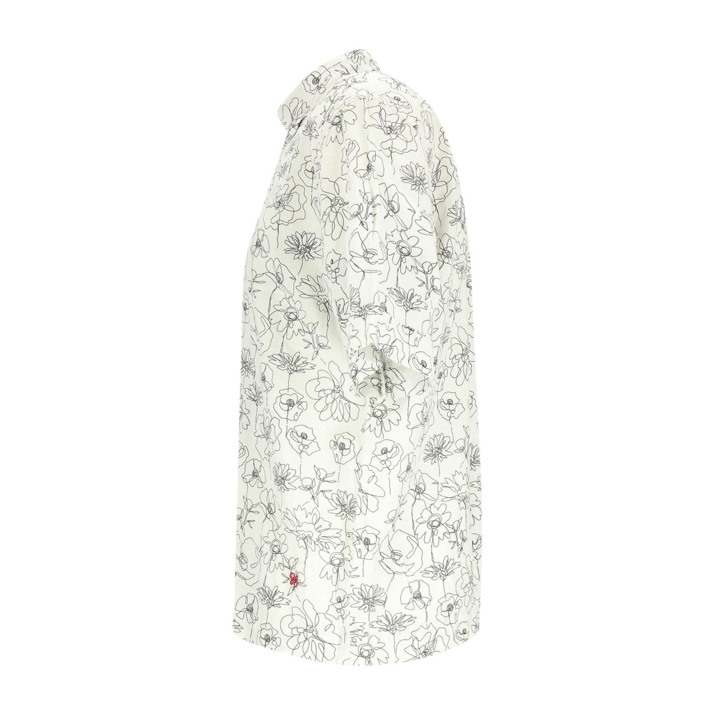 Two Flowers Herren Hemd in anthrazit