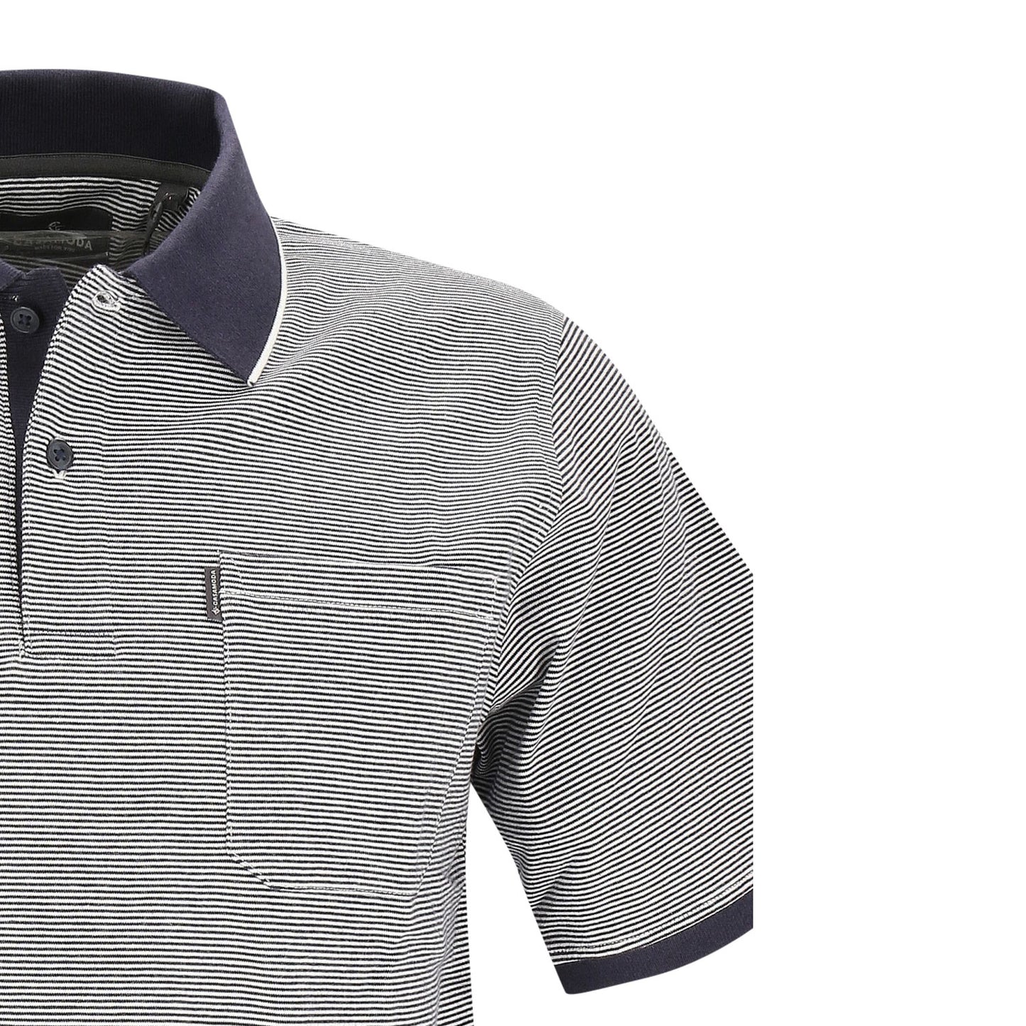 Casa Moda Herren Poloshirt in blau
