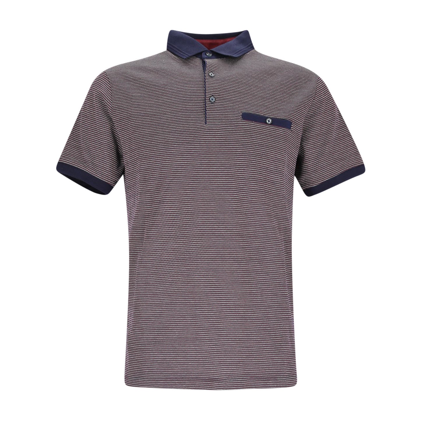 Ragman Herren Poloshirt in rot