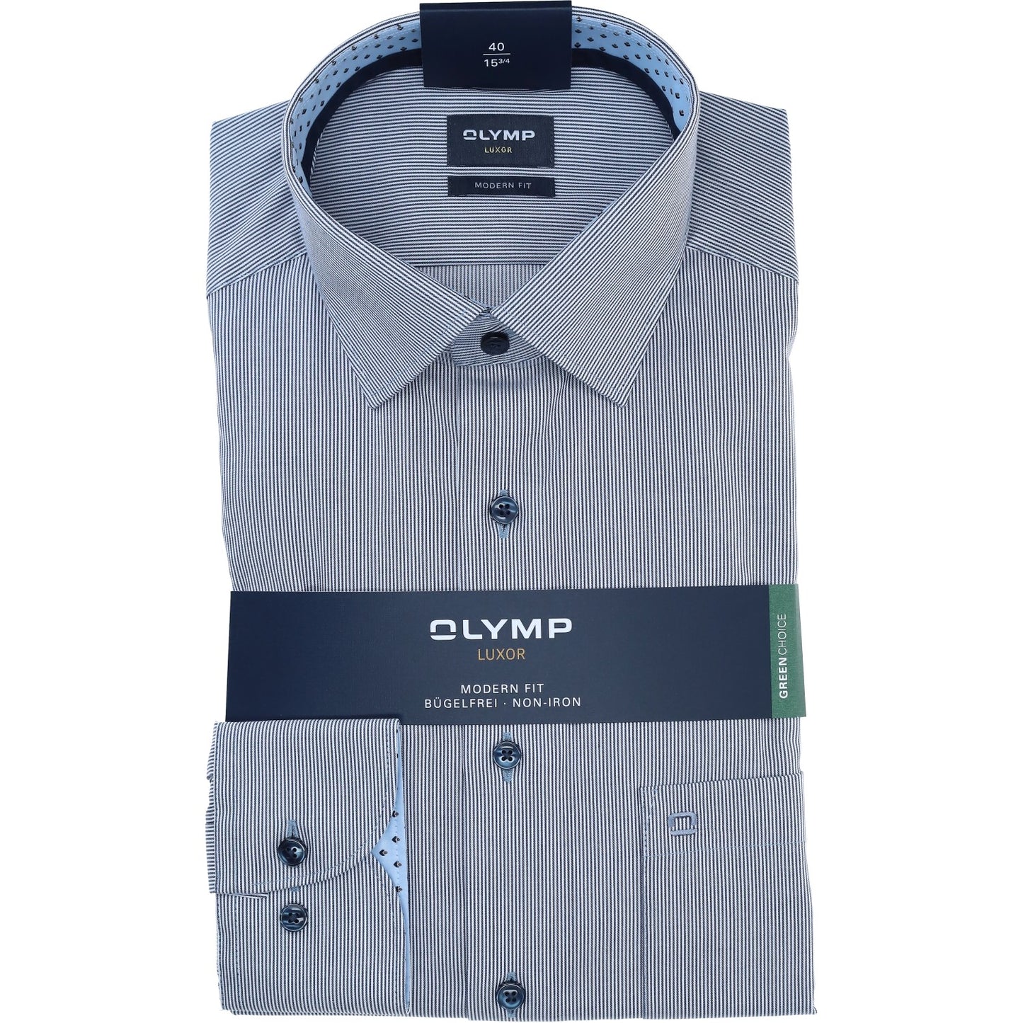 Olymp_MF Herren Hemd in blau
