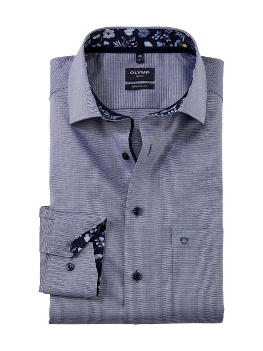 Olymp_MF Herren Hemd in blau