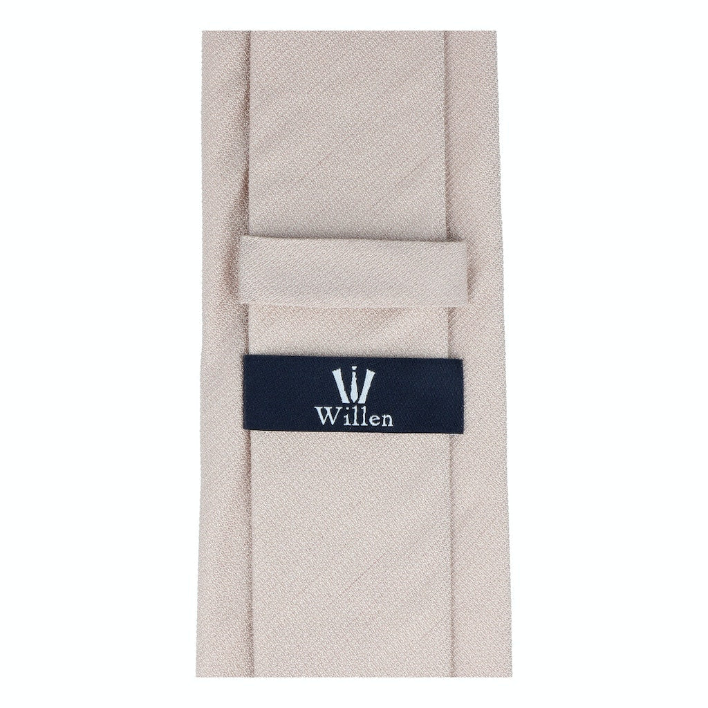 WILLEN Herren Krawatte in beige