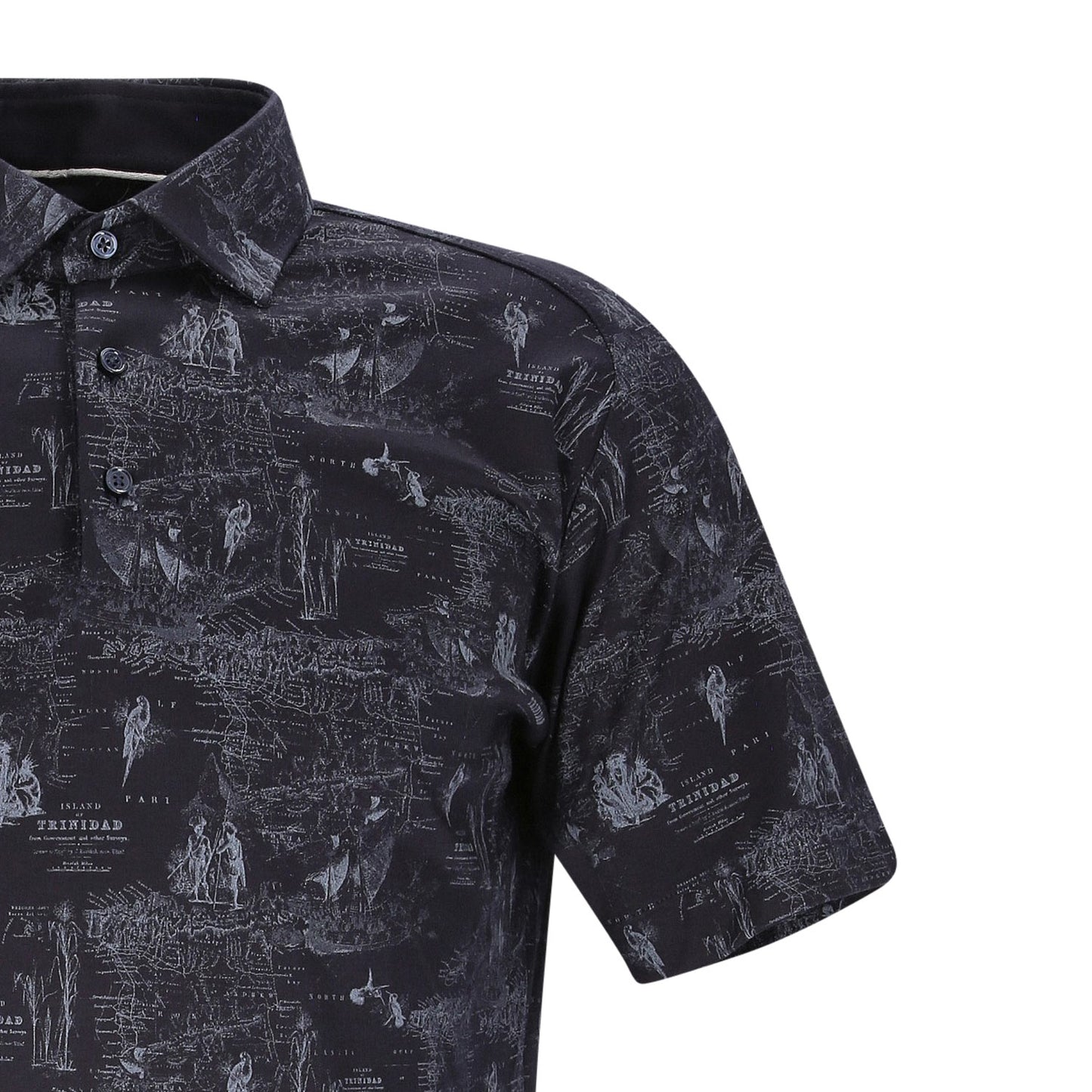DeSoto Herren Poloshirt in grau