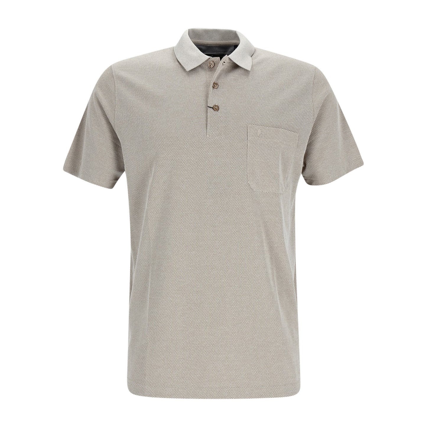 Ragman Herren Poloshirt in braun