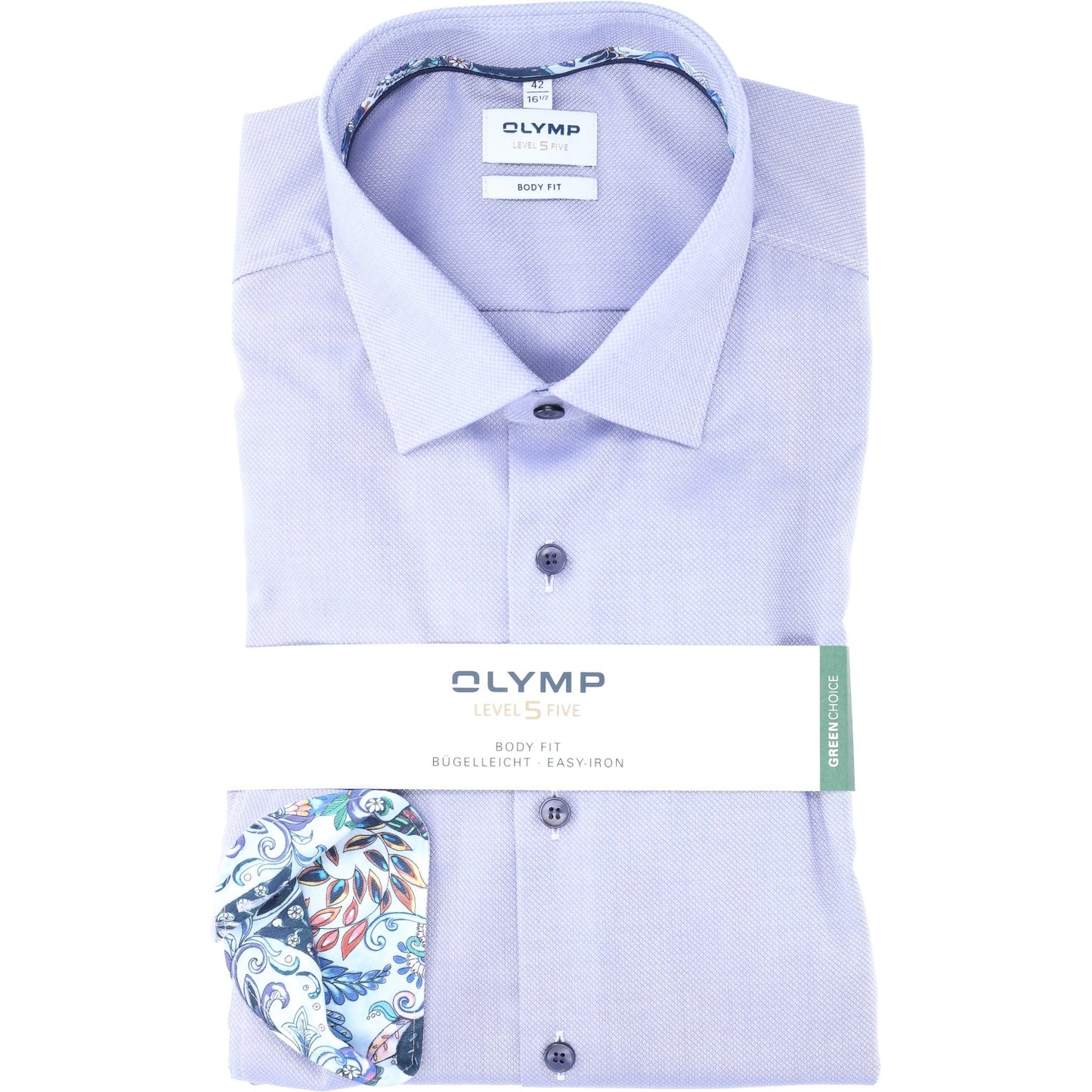 Olymp_BF Herren Hemd in blau