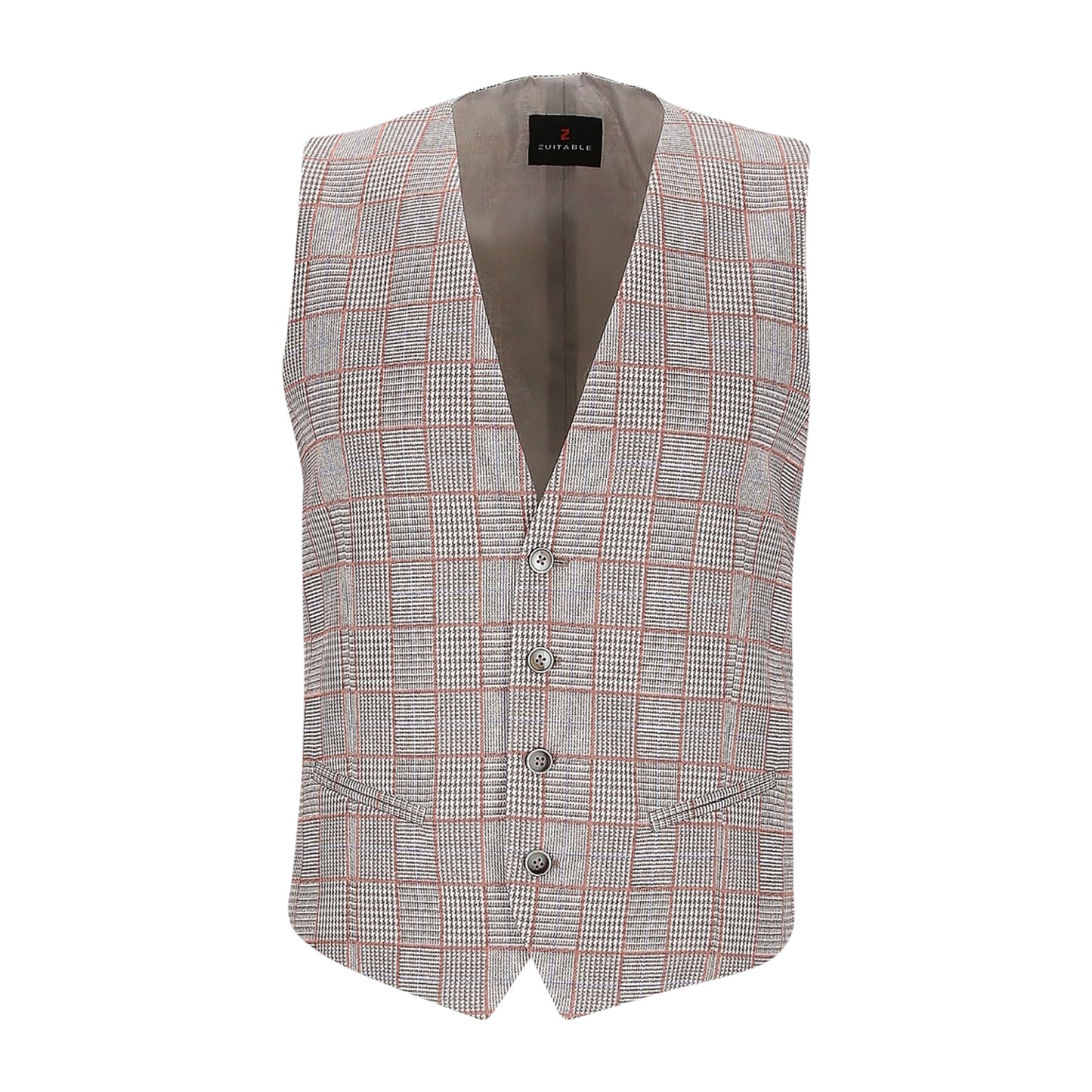 Zuitable_BF (BodyFit) Herren Weste in beige