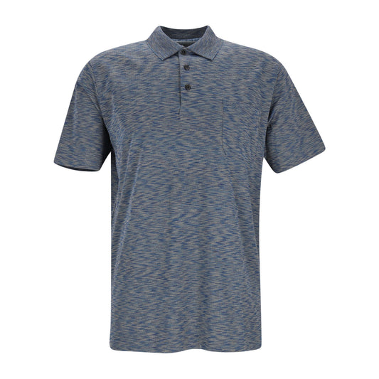 Ragman Herren Poloshirt in blau