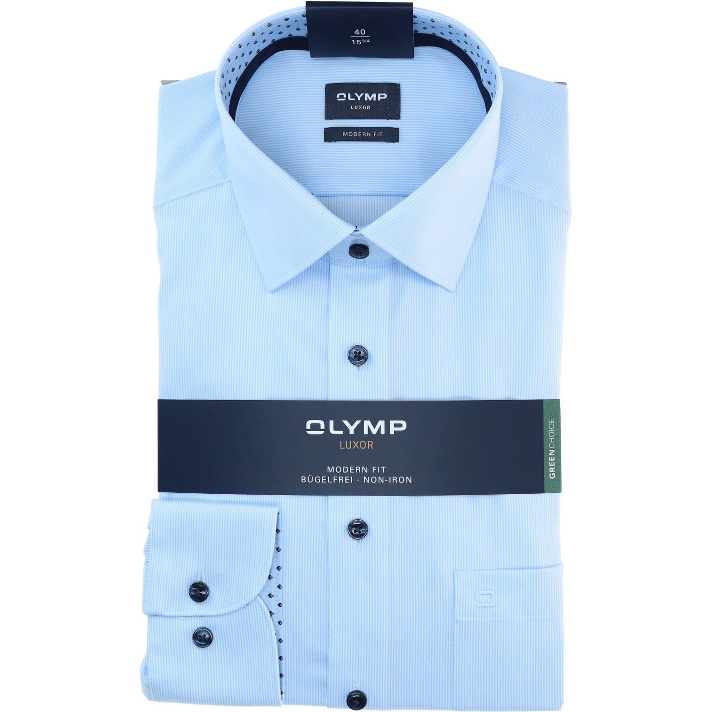 Olymp_MF Herren Hemd in blau