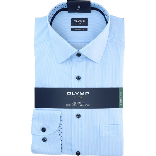 Olymp_MF Herren Hemd in blau