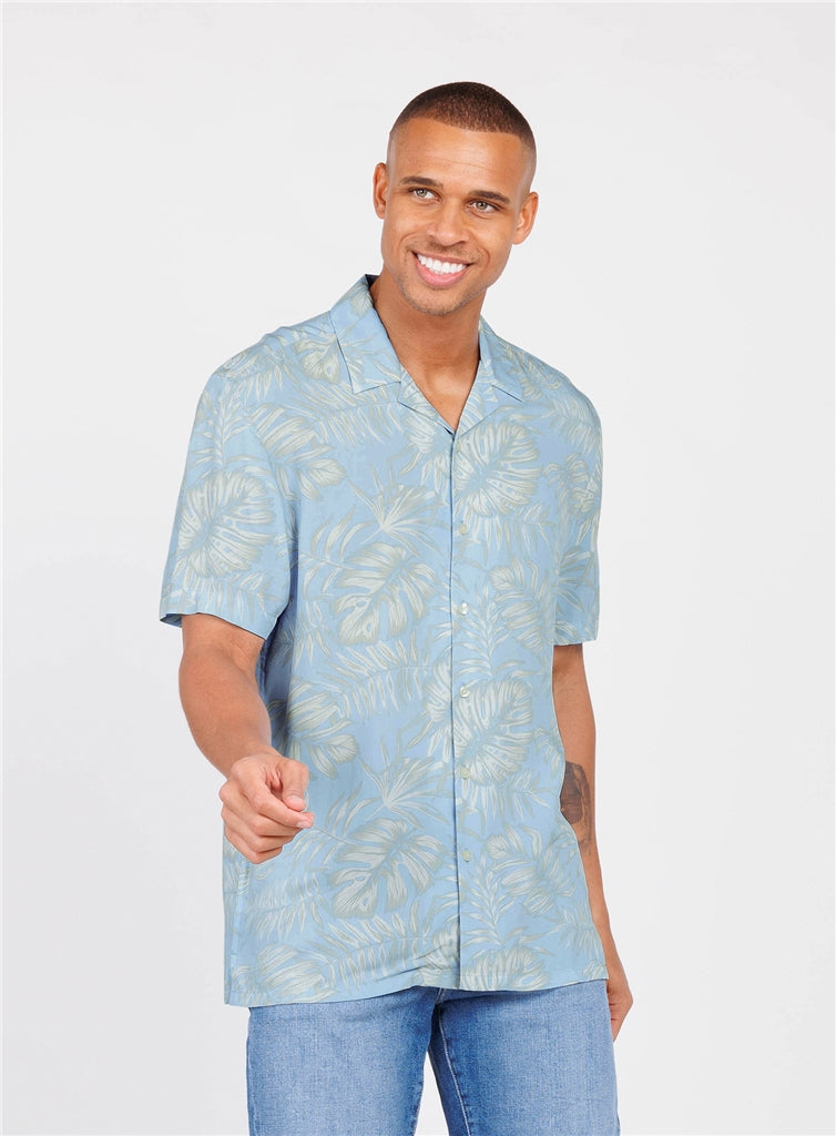 Key Largo Herren Hemd in blau