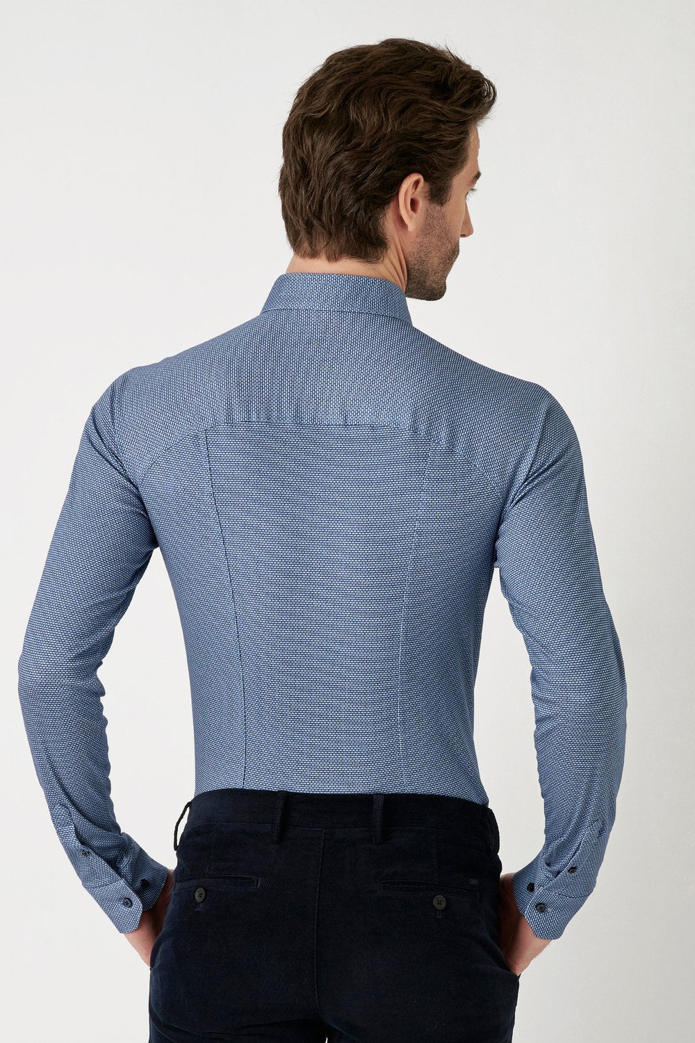 DeSoto Herren Hemd in blau