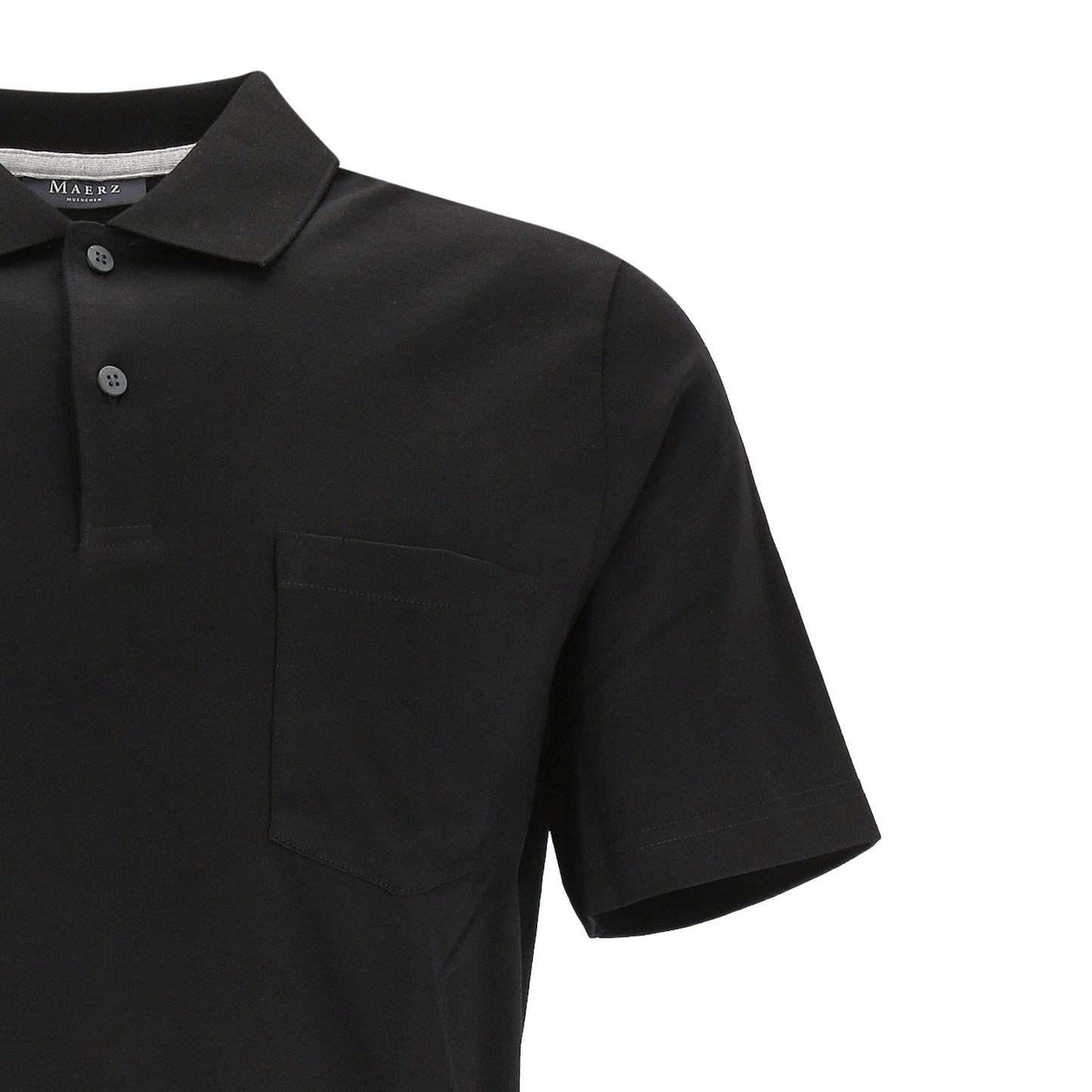 März Herren PoloShirt in schwarz